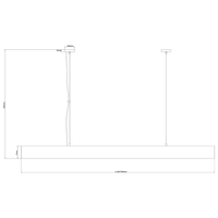 Lampa wisząca Luci L biała Tuya LED CCT