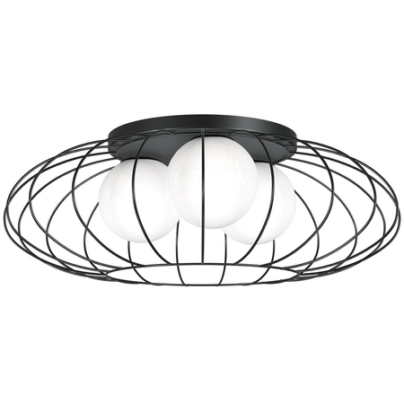 Milagro - Lampa Sufitowa KRONOS BLACK 3xE14