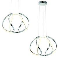 Milagro - LAMPA WISZĄCA GLOBE BLACK 50W LED
