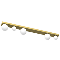 Milagro - Lampa sufitowa BIBIONE GOLD 5xG9