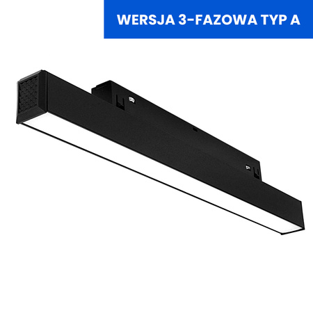 Linia Led do szyn magnetycznych 12W 3000K DDCX-FG300 - TYP A