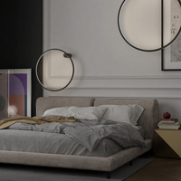 Kinkiet Mirror L czarny IP44 LED CCT