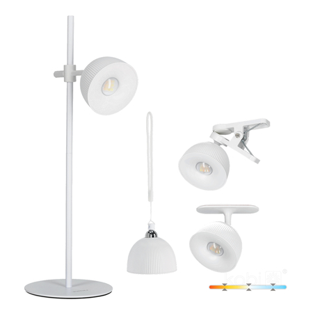 Lampka biurkowa LED ORBI 2,5W CCT biała Laitica