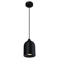 Metalowa lampa wisząca Nilo czarna 1xGU10