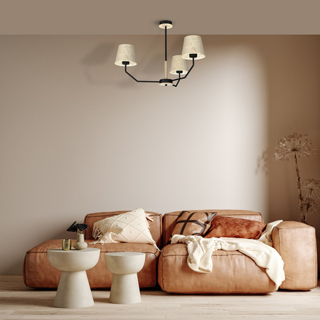 Milagro - Lampa wisząca ETNA Black 3xE27