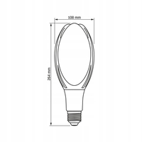 Żarówka LED 50W 5400lm 4000K E27 neutralna