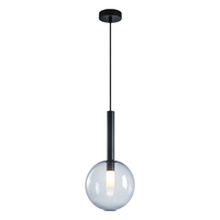 Milagro - Lampa wisząca NIKO BLACK 1xG9 fi 200