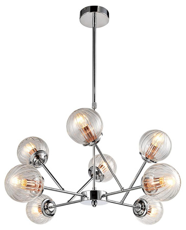 Candellux - Best Lampa Wisząca 8X40W E14 Chrom+Miedź