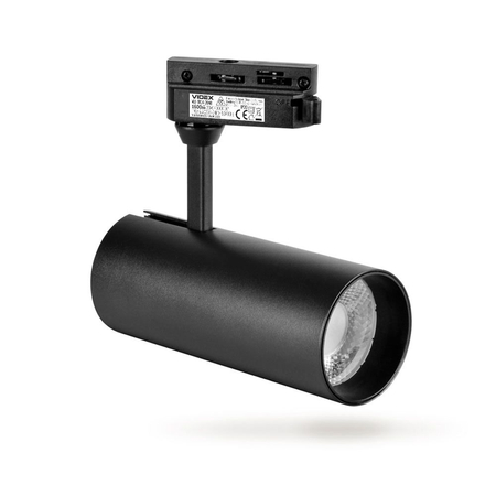 Reflektor szynowy LED punktowy czarny obrotowy 20W 4000K