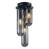 Milagro - Lampa sufitowa PAX BLACK 3xG9