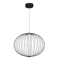 Lampa wisząca Treviso czarna LED CCT