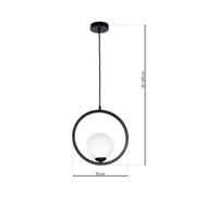 Milagro - Lampa wisząca BOSTON 1xE14