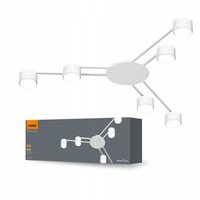 Oprawa Sufitowa LED GX53 Oświetlenie Aluminium VL-SPF21B-W IP20 Biała