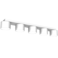 Milagro - Lampa sufitowa DIXIE White  5xGX53