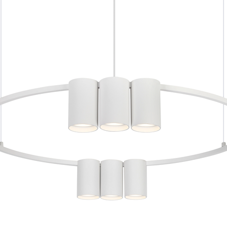 Lampa wisząca (koło) Genesis 10xGU10 Biały