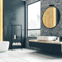 Milagro - Kinkiet SPLASH BLACK 60cm 12W LED