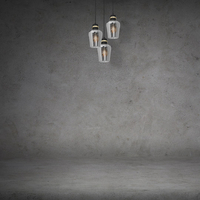 Milagro - Lampa wisząca RICHMOND BLACK / GOLD 3xE27  Koło