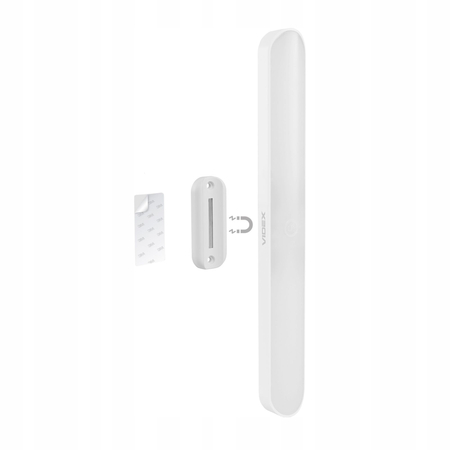 Lampa LED Videx Lampka Nocna 3 Barwy Światła 150 Lumenów USB C Pilot