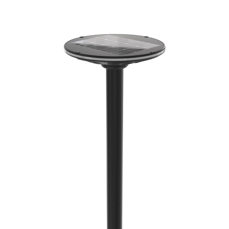 Parkowa lampa solarna LED Videx IP54 5000K 1400lm czujnik ruchu + pilot