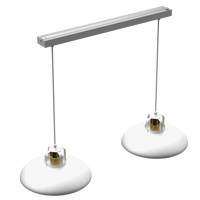Milagro - Lampa wisząca FELIX WHITE/GOLD 2xE27