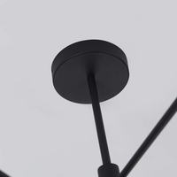 Lampa wisząca Snow 6 czarna 6xGU10