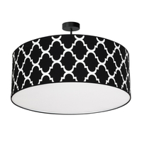 Milagro - Lampa wisząca PIERRE BLACK 3xE27