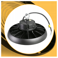 Lampa LED High Bay Oświetlenie Przemysłowe 150W IP65 27000 Lumenów Czarna