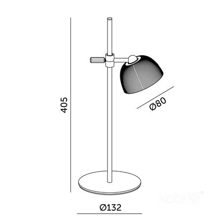 Lampka biurkowa LED ORBI 2,5W CCT czarna Laitica