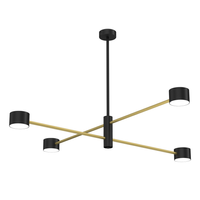 Milagro - Lampa sufitowa CROSS GOLD 4xGX53