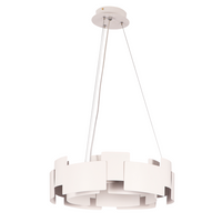 Milagro - Lampa wisząca TORINO WHITE 24W LED