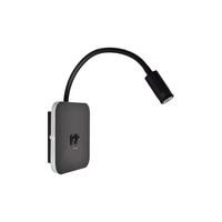 Lampka nocna BASE 8W+2W BLACK