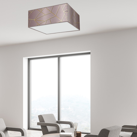 Milagro - Lampa sufitowa ZIGGY PINK Gold/Pink 3xE27
