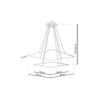 Milagro - LAMPA WISZĄCA NIX WHITE 50W LED