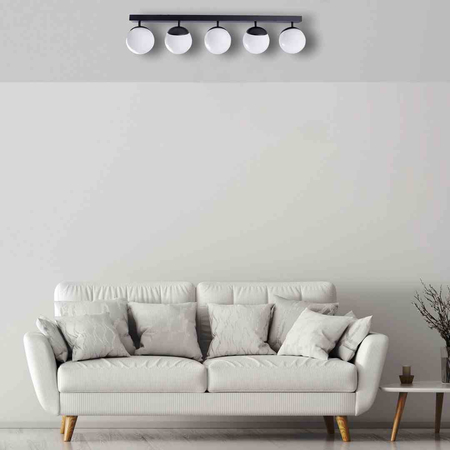 Lampa sufitowa SFERA BLACK 5xE14