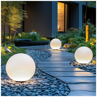Lampa ogrodowa Solar LED GARDEN BALL 40cm 3000K+RGB Kobi