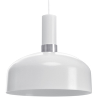 Milagro - Lampa wisząca MALMO WHITE/CHROME 1xE27