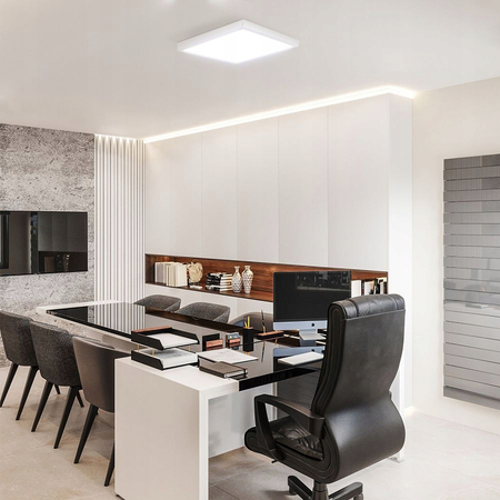 Ramka do panelu LED natynkowa biała 60x60 click