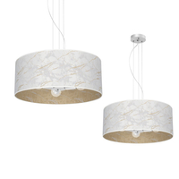 Milagro - Lampa wisząca SENSO White/Gold 3xE27