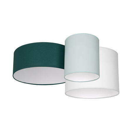 Milagro - Lampa sufitowa STAN GREEN 3xE27