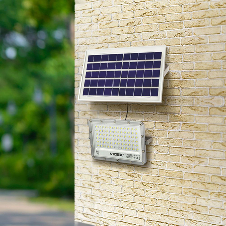 Naświetlacz LED z panelem solarnym 50W + pilot VL-FSO2-505
