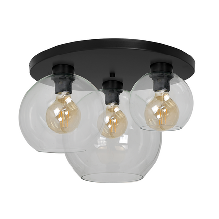 Milagro - Lampa sufitowa SOFIA CLEAR 3xE27