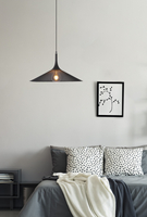 LAMPA WISZACA KIRUNA L 1 CZARNY 110x50x50
