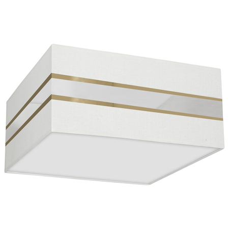 Milagro - Lampa sufitowa Kwadrat ULTIMO WHITE 2xE27