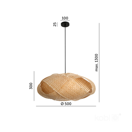 Lampa wisząca BOHO BINDUM 1xE27 Kobi Design