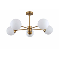 Lampa wisząca Roma 5 złota 5xE14