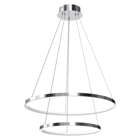 Milagro - Lampa wisząca ROTONDA CHROME 51W LED