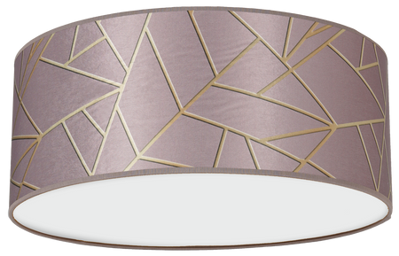 Milagro - Lampa sufitowa ZIGGY PINK Gold/Pink 2xE27 Ø40cm