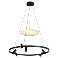 Lampa wisząca Almeria czarna LED 4000K