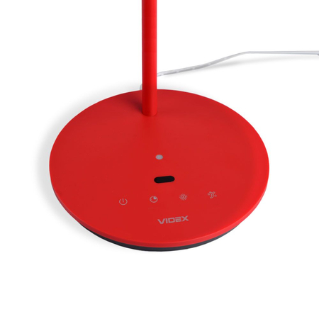 Lampka biurkowa LED 20W czerwona ściemnialna