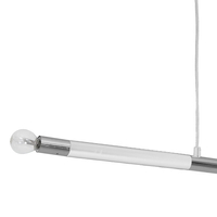 Milagro - Lampa wisząca BASTONE WHITE / CHROME 2xE14